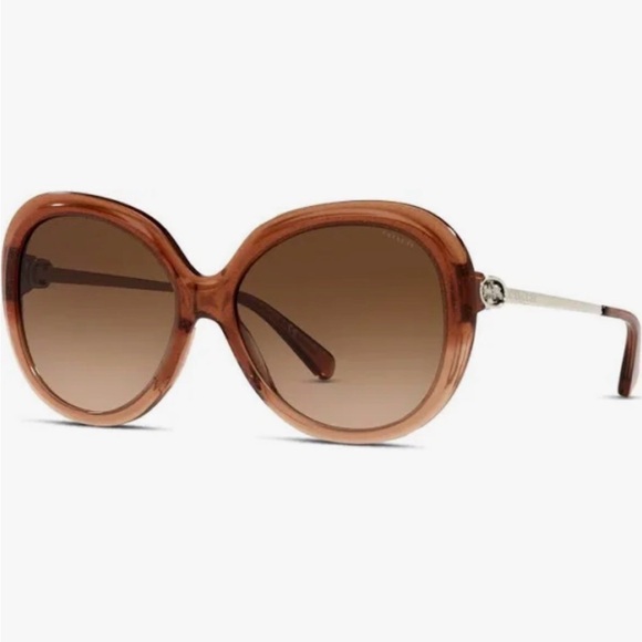 Coach Bundle | Authentic Coach Scarf / Twilly & Brown Glitter Sunglasses - Picture 6 of 9